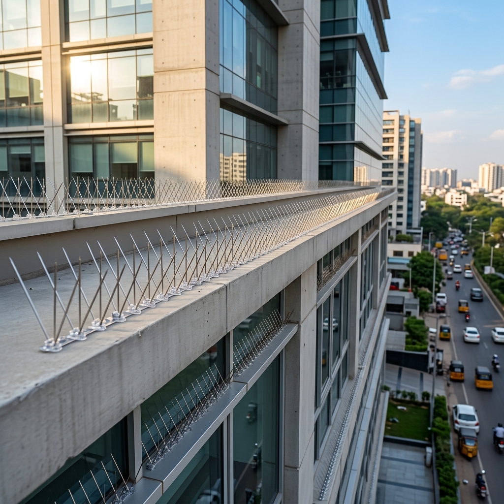 Bird Spikes Commercial Installation Ameerpet Hyderabad